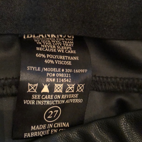 Free People Vegan Leather Pants - Picture 7 of 10